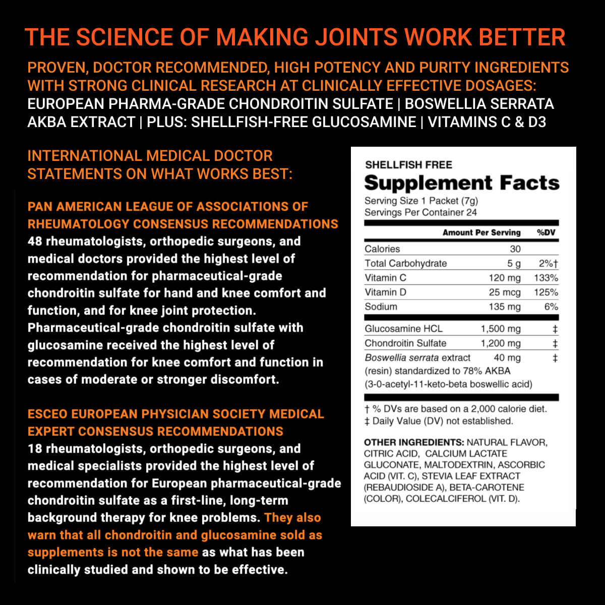 Supple Instant ingredients, supplement facts, & doctor recommendations for glucosamine chondroitin.