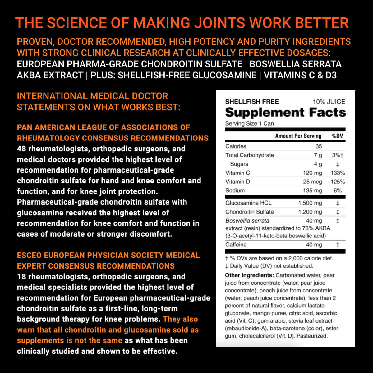 Supple Instant ingredients, supplement facts, & doctor recommendations for glucosamine chondroitin.