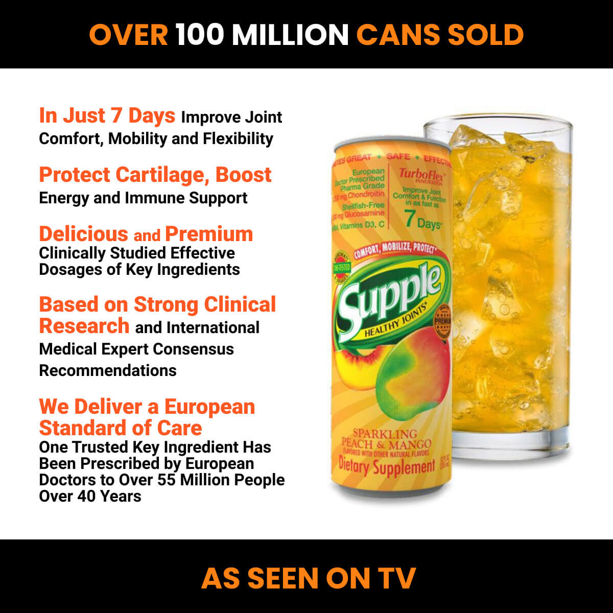 Supple Drink Instant with Supple ingredients glucosamine chondroitin and supplement information.