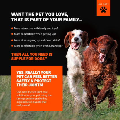 Supple Pets Hip & Joint Care Chews – Dog Joint Supplement for Mobility