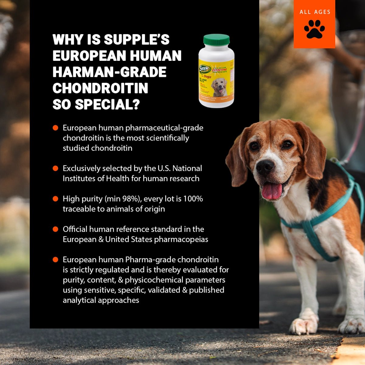 Supple Pets Hip & Joint Care Chews – Dog Joint Supplement for Mobility